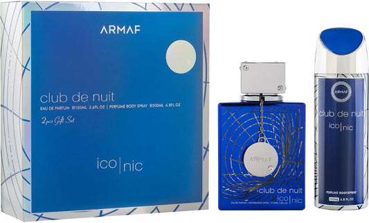 Armaf Club de Nuit Blue Iconic Geschenkset Herren Eau de Parfum 105 ml + Body Spray 200 ml